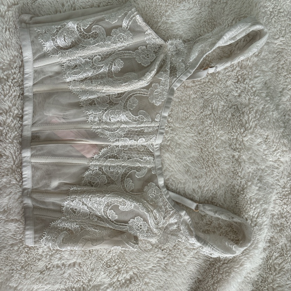Victoria's Secret Sheer White Top